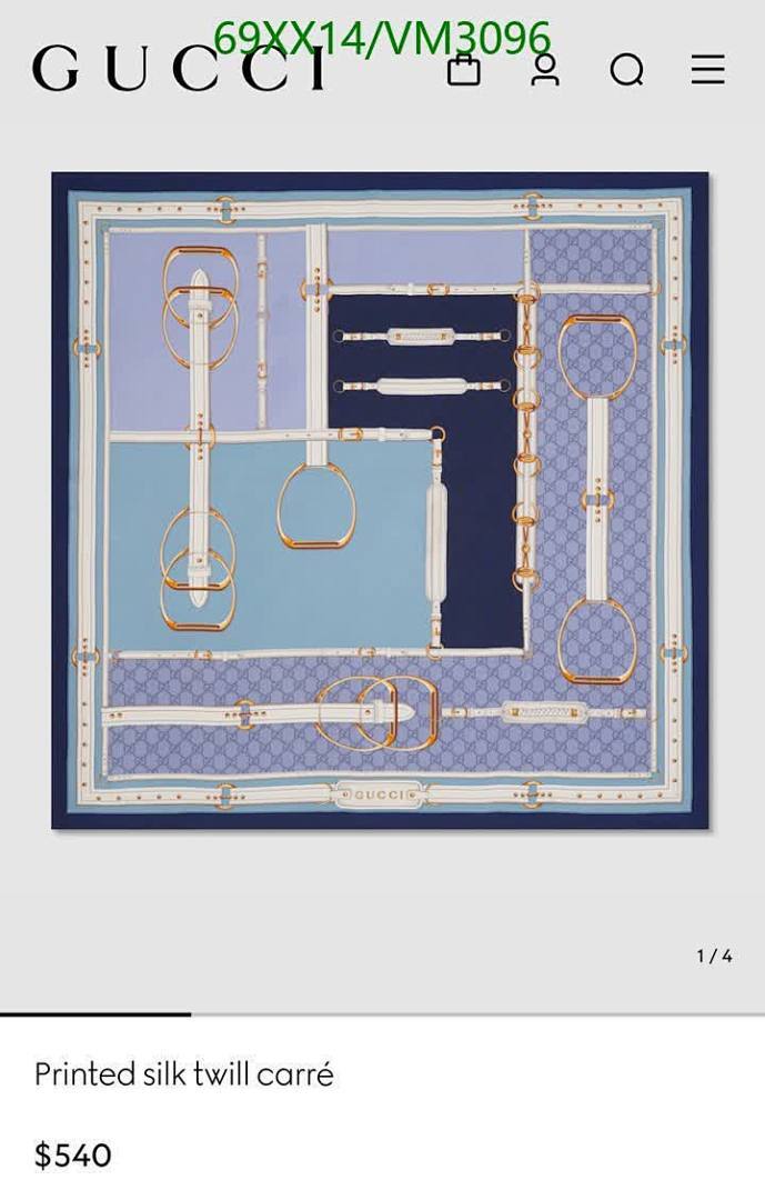 Gucci-Scarf Code: VM3096 $: 69USD