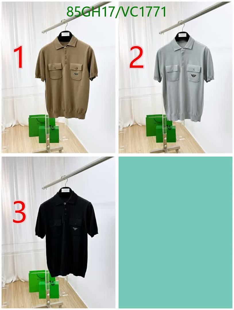 Prada-Clothing Code: VC1771 $: 85USD