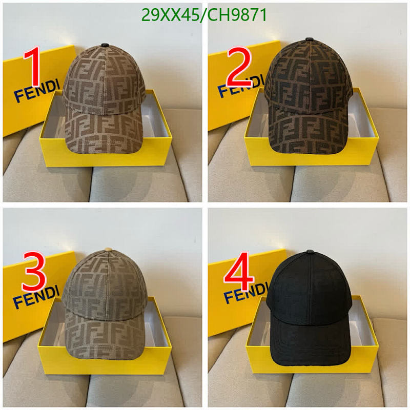Fendi-Cap(Hat) Code: CH9871 $: 29USD