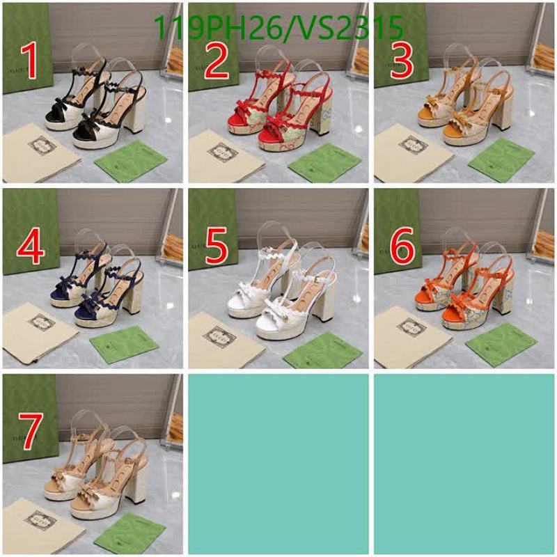 Gucci-Women Shoes Code: VS2315 $: 119USD