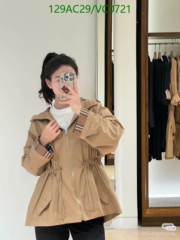 Burberry-Clothing Code: VC0721 $: 129USD