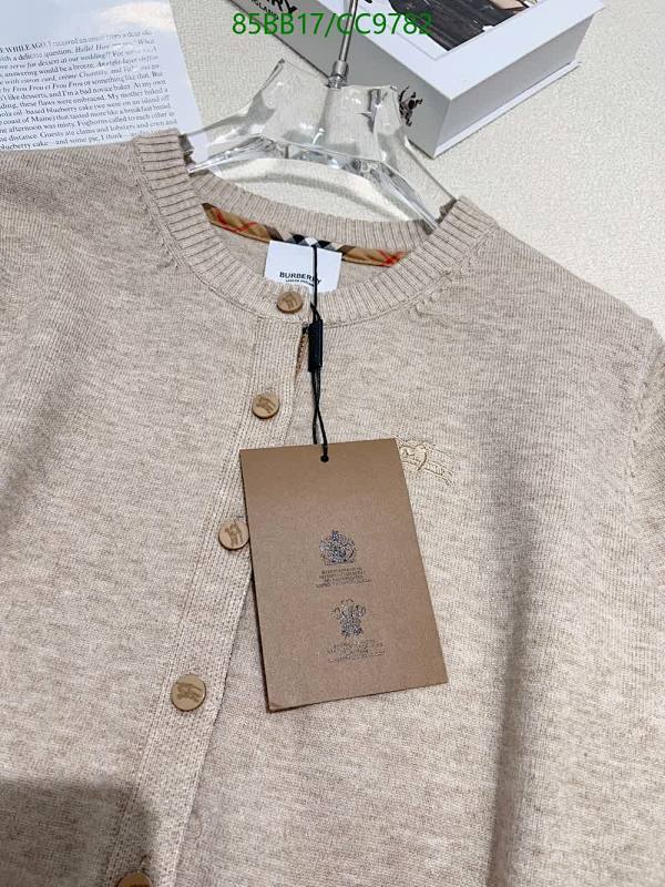 Burberry-Clothing Code: CC9782 $: 85USD