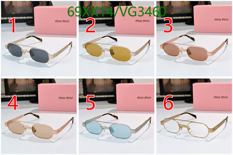 Miu Miu-Glasses Code: VG3460 $: 69USD