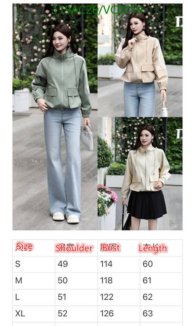 Burberry-Clothing Code: VC0719 $: 119USD