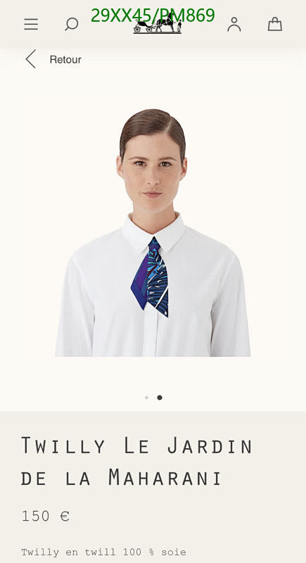 Hermes-Scarf Code: PM869 $: 29USD