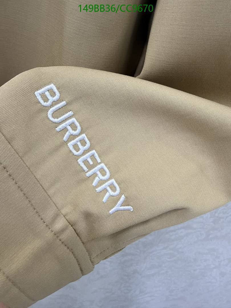 Burberry-Clothing Code: CC9670 $: 149USD
