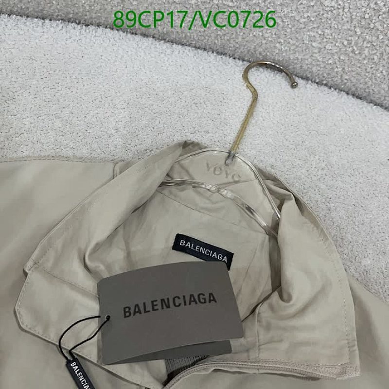 Balenciaga-Clothing Code: VC0726 $: 89USD