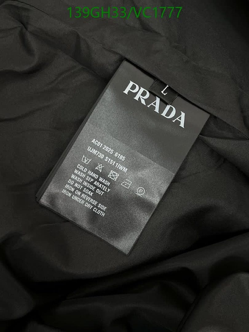 Prada-Clothing Code: VC1777 $: 139USD