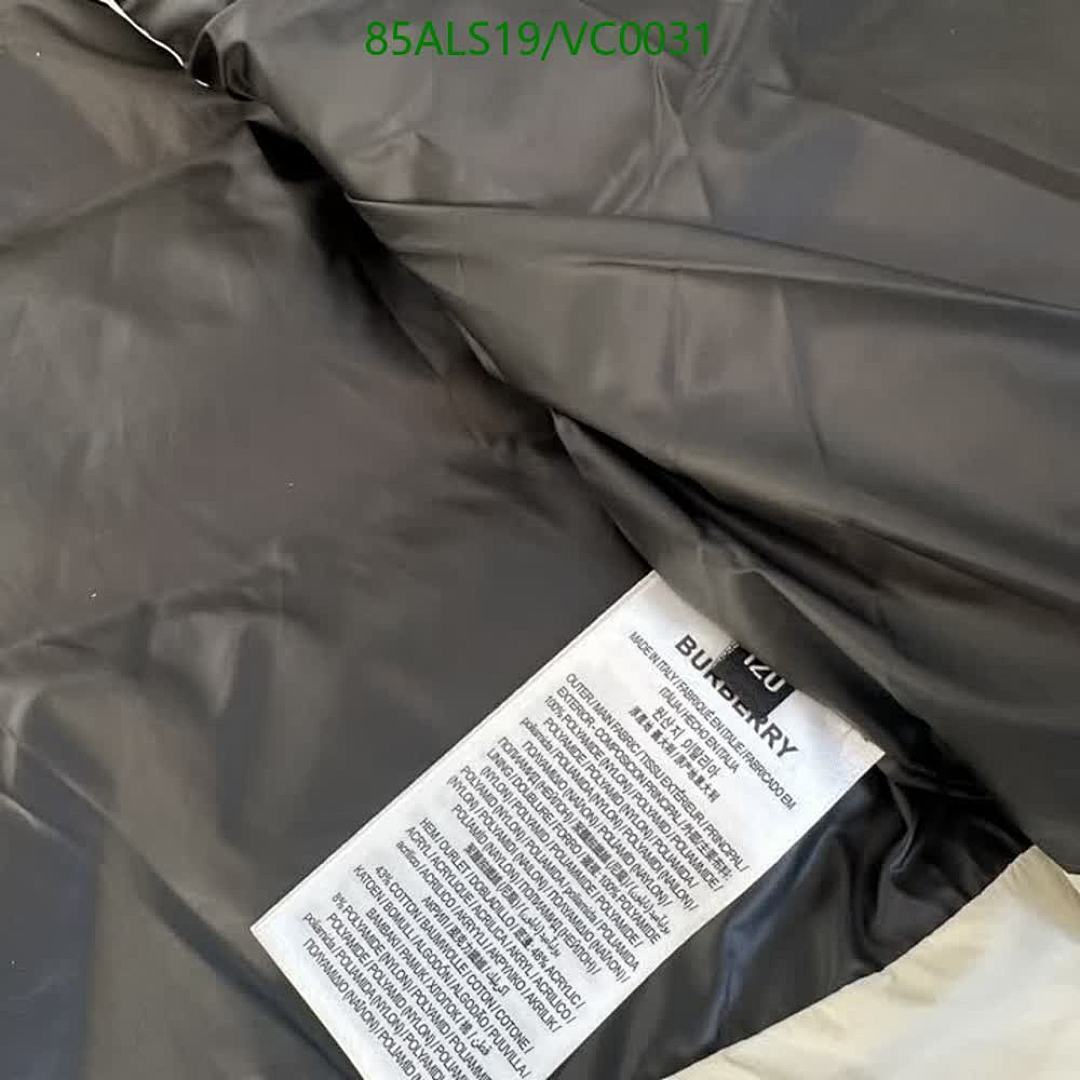 Burberry-Kids Clothing Code: VC0031 $: 85USD