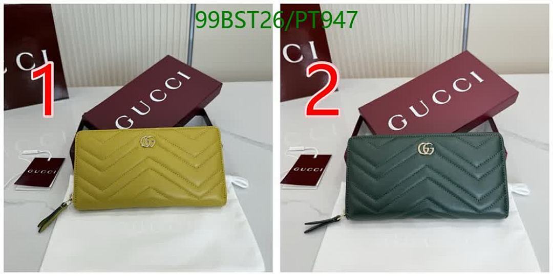 Gucci-Wallet Mirror Quality Code: PT947 $: 99USD