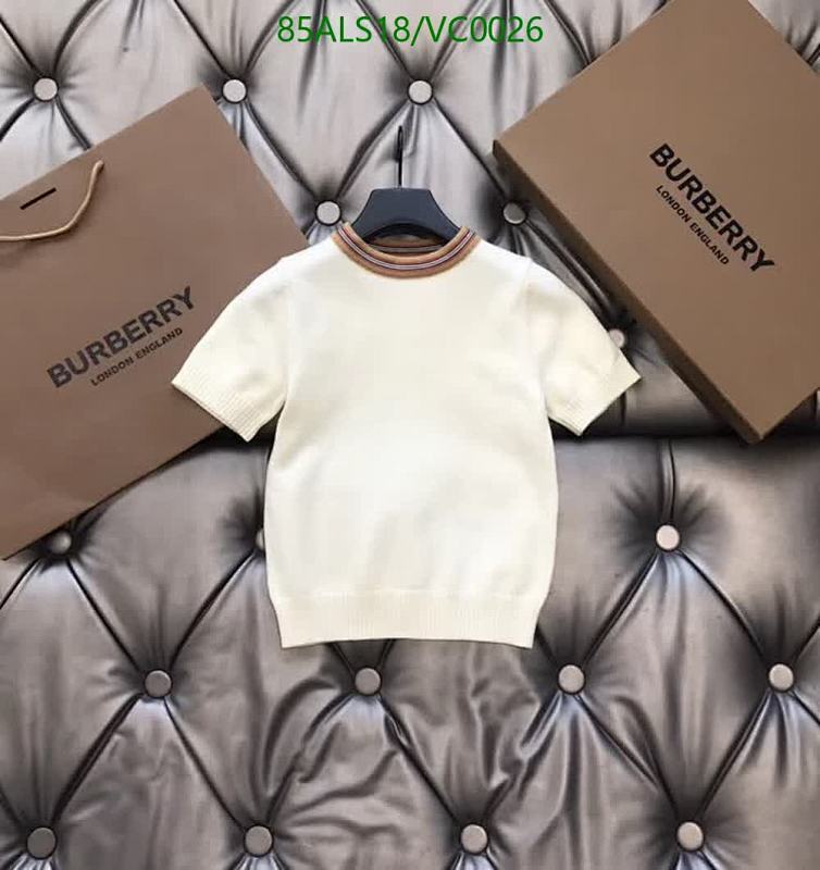 Burberry-Kids Clothing Code: VC0026 $: 85USD