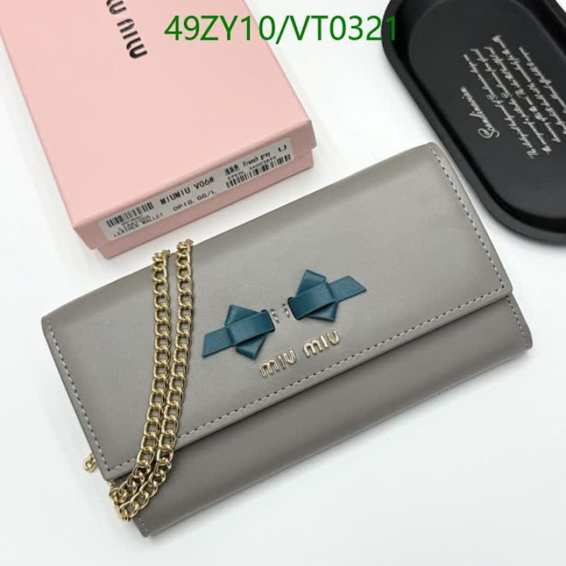 Miu Miu-Wallet-4A Quality Code: VT0321 $: 49USD