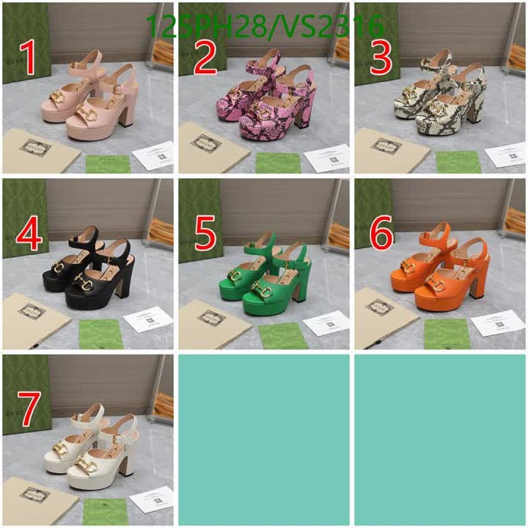 Gucci-Women Shoes Code: VS2316 $: 125USD