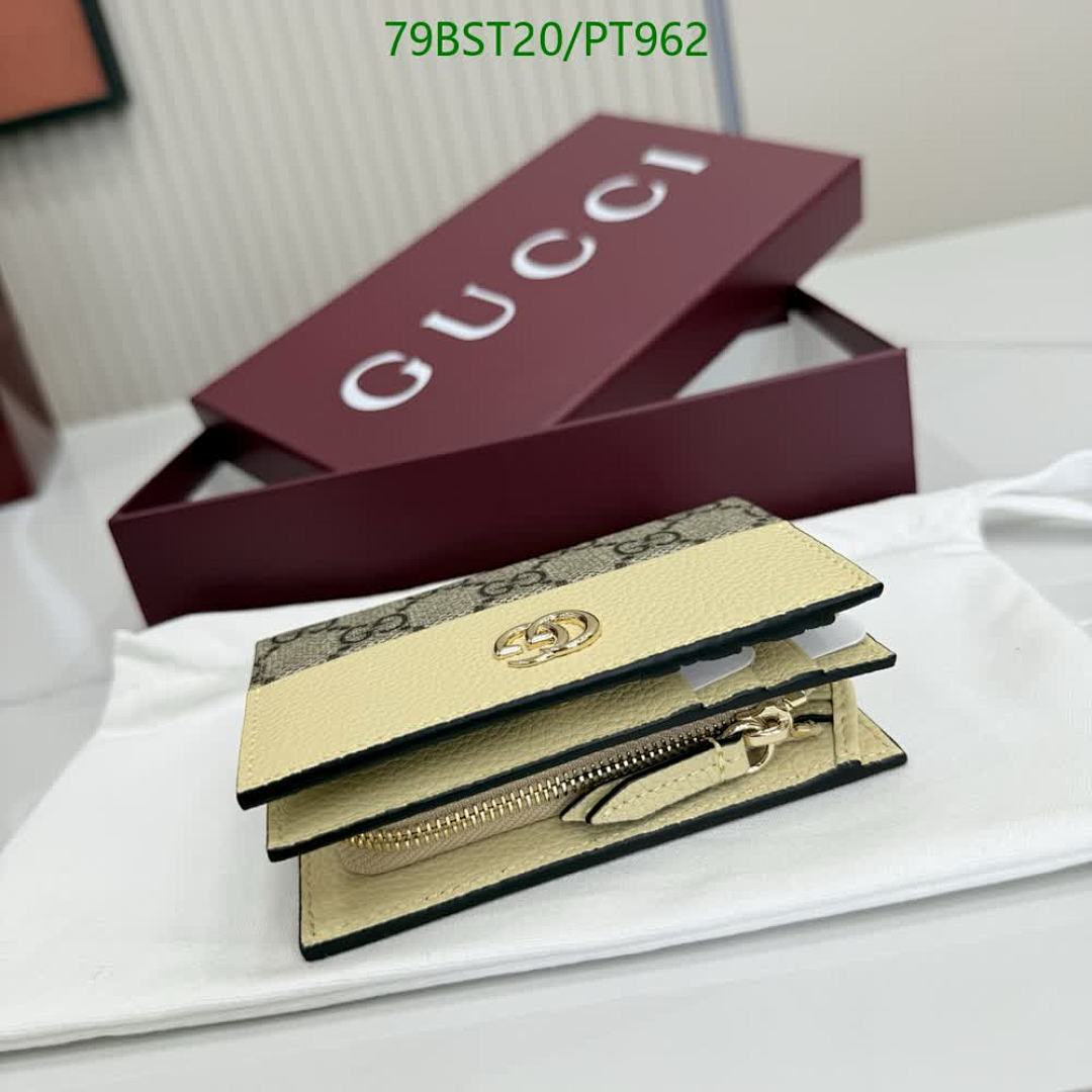 Gucci-Wallet Mirror Quality Code: PT962 $: 79USD