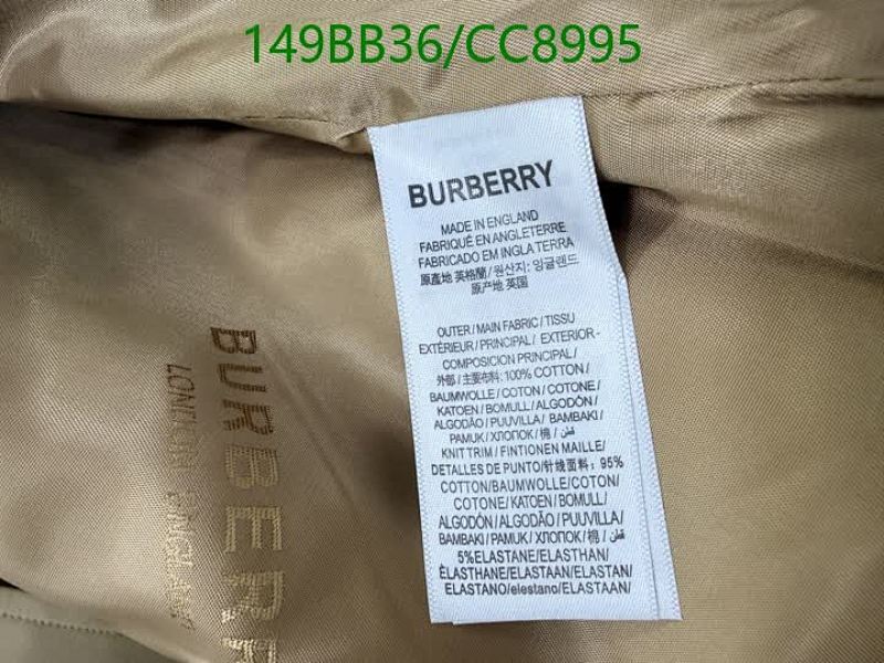 Burberry-Clothing Code: CC8995 $: 149USD