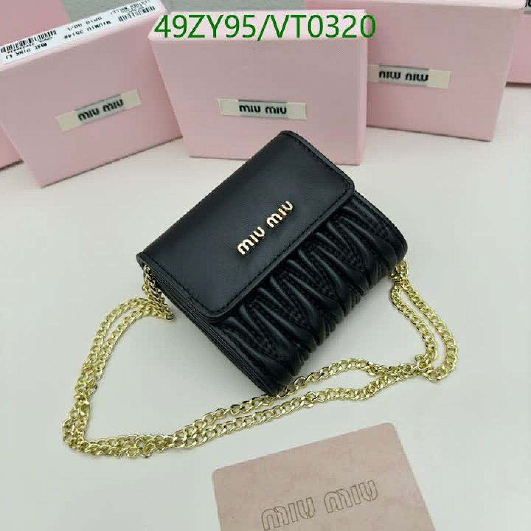 Miu Miu-Wallet-4A Quality Code: VT0320 $: 49USD