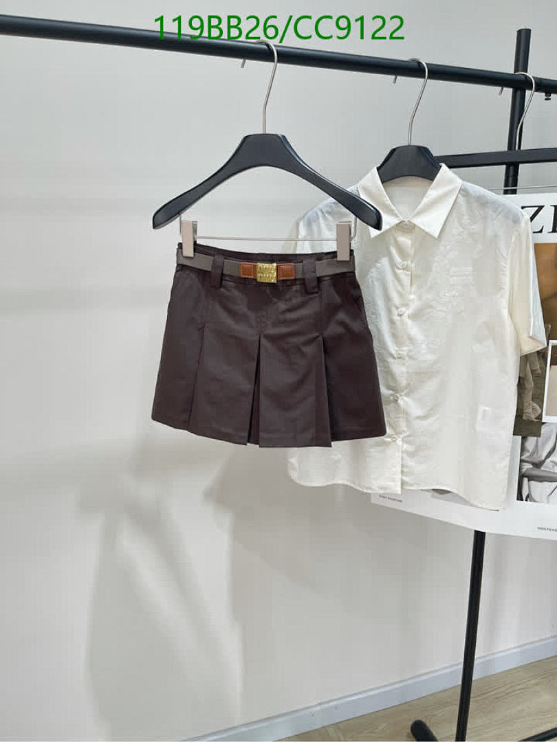 Miu Miu-Clothing Code: CC9122 $: 119USD