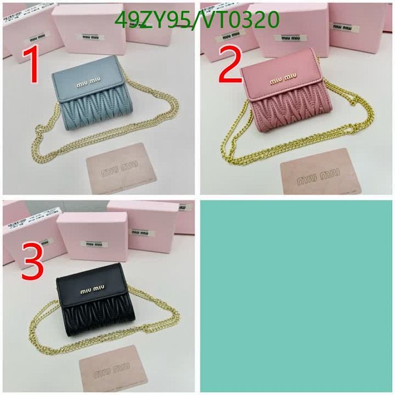 Miu Miu-Wallet-4A Quality Code: VT0320 $: 49USD