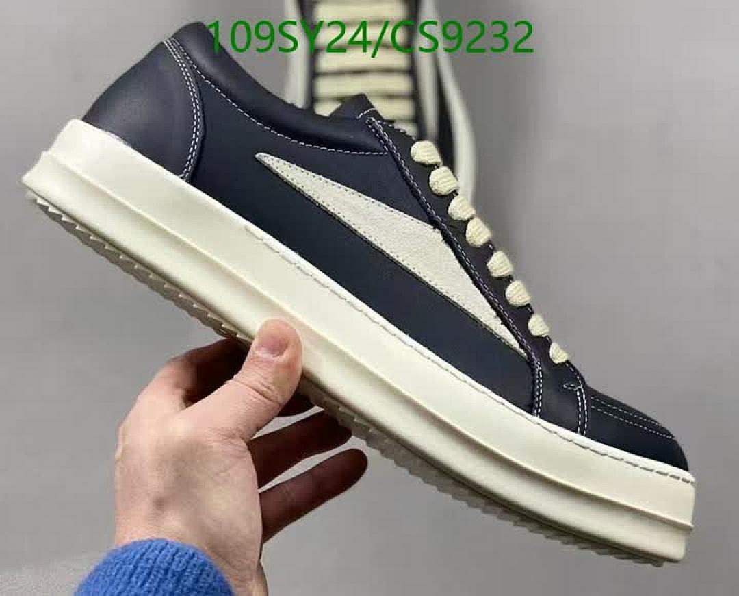 Rick Owens-Men shoes Code: CS9232 $: 109USD