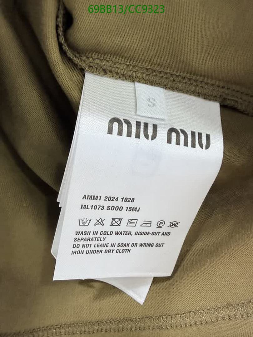 Miu Miu-Clothing Code: CC9323 $: 69USD