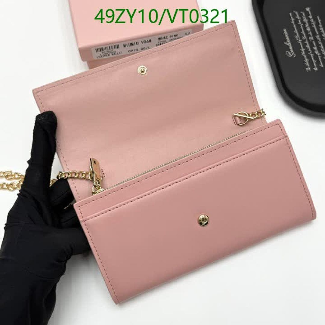 Miu Miu-Wallet-4A Quality Code: VT0321 $: 49USD