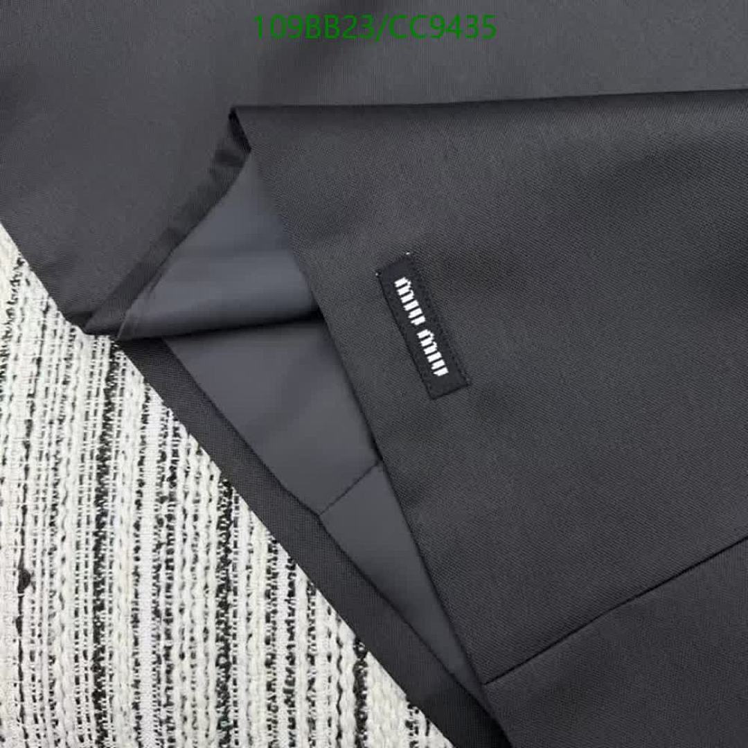 Miu Miu-Clothing Code: CC9435 $: 109USD