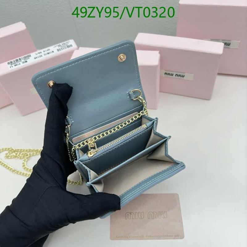 Miu Miu-Wallet-4A Quality Code: VT0320 $: 49USD