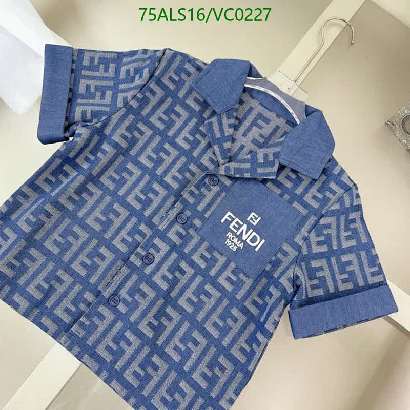 Fendi-Kids clothing Code: VC0227 $: 75USD