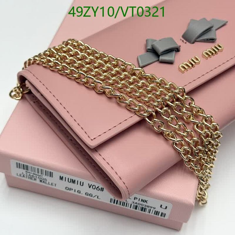 Miu Miu-Wallet-4A Quality Code: VT0321 $: 49USD