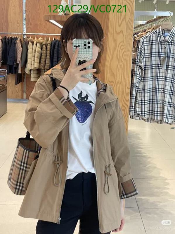 Burberry-Clothing Code: VC0721 $: 129USD