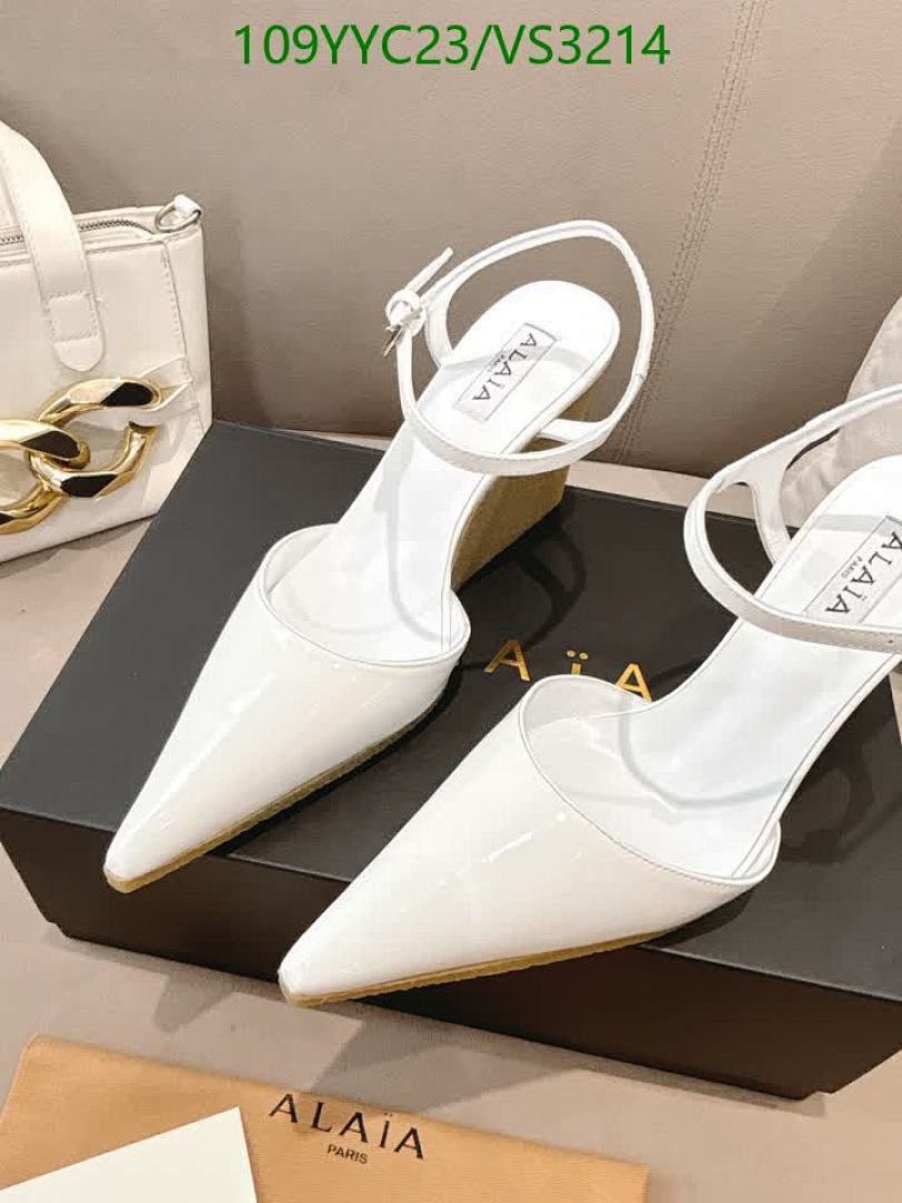 Alaia-Women Shoes Code: VS3214 $: 109USD