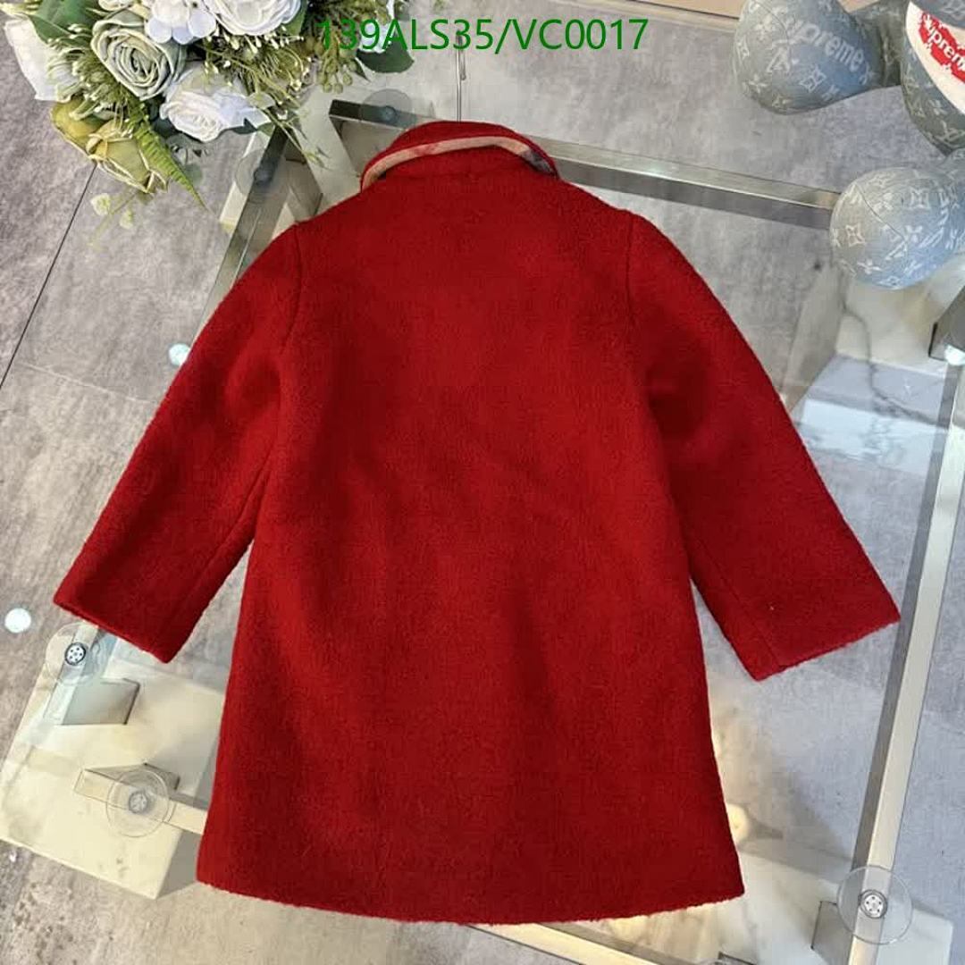 Burberry-Kids Clothing Code: VC0017 $: 139USD