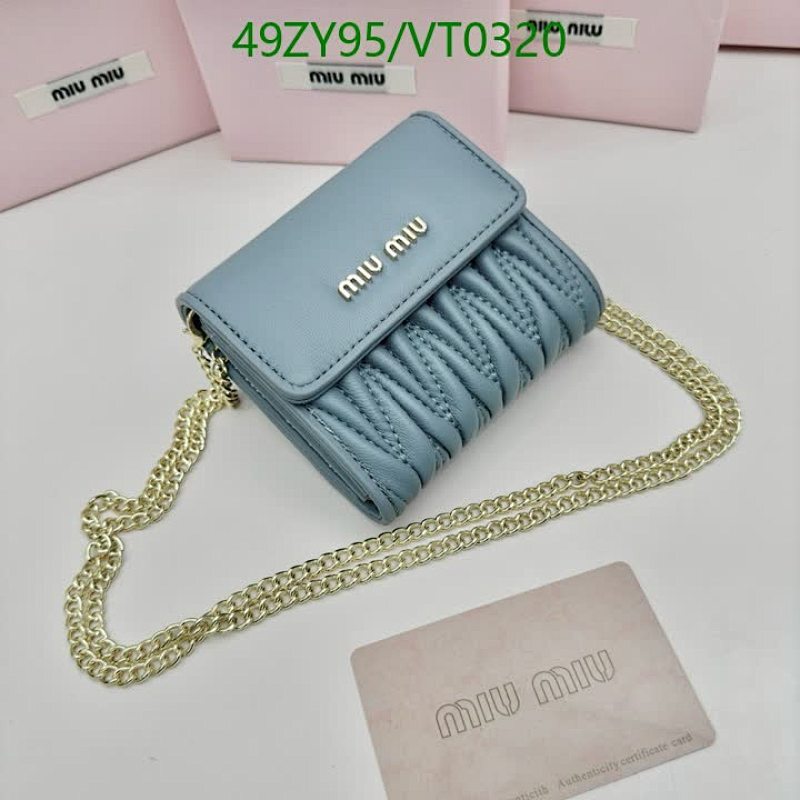 Miu Miu-Wallet-4A Quality Code: VT0320 $: 49USD