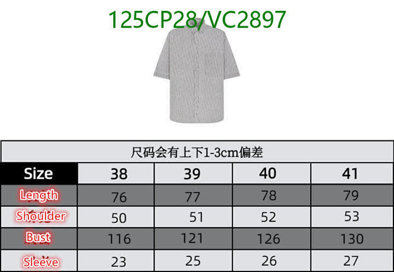 Dior-Clothing Code: VC2897 $: 125USD