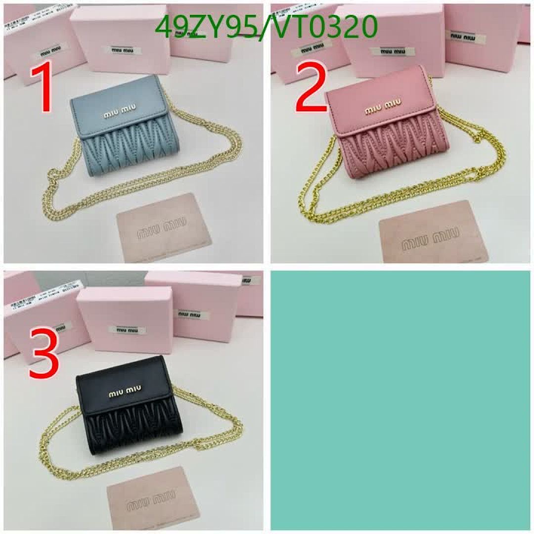Miu Miu-Wallet-4A Quality Code: VT0320 $: 49USD