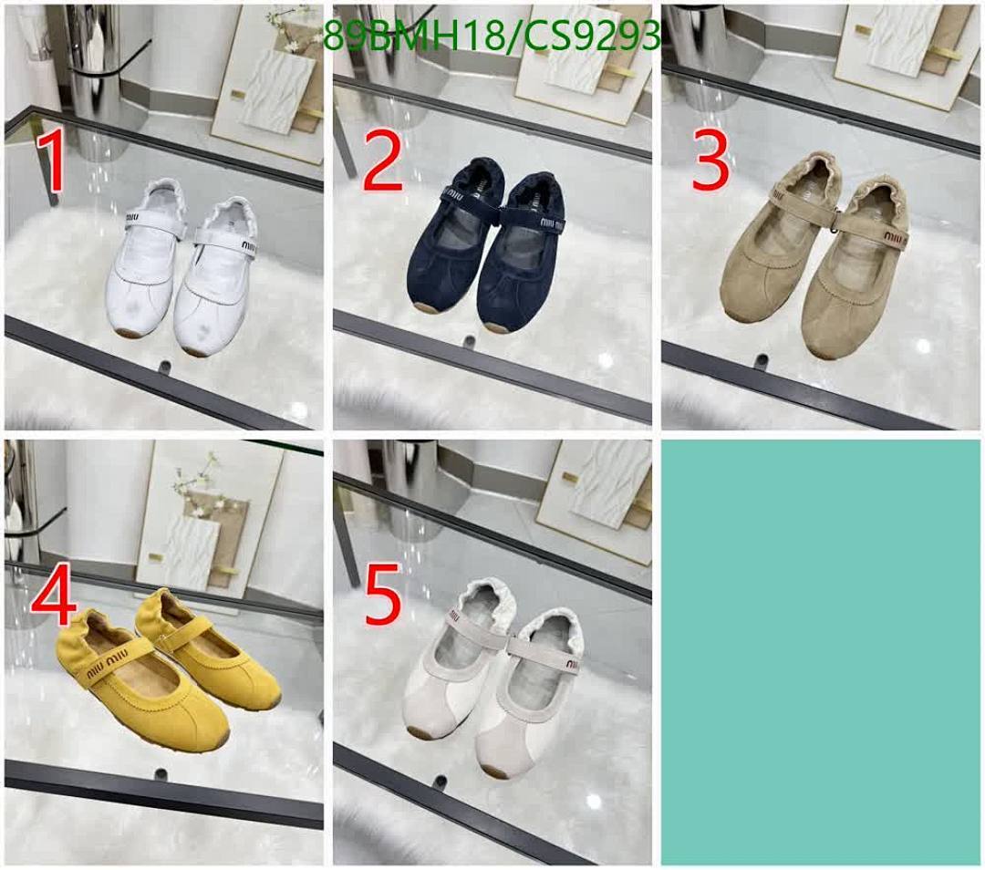 Miu Miu-Women Shoes Code: CS9293 $: 89USD