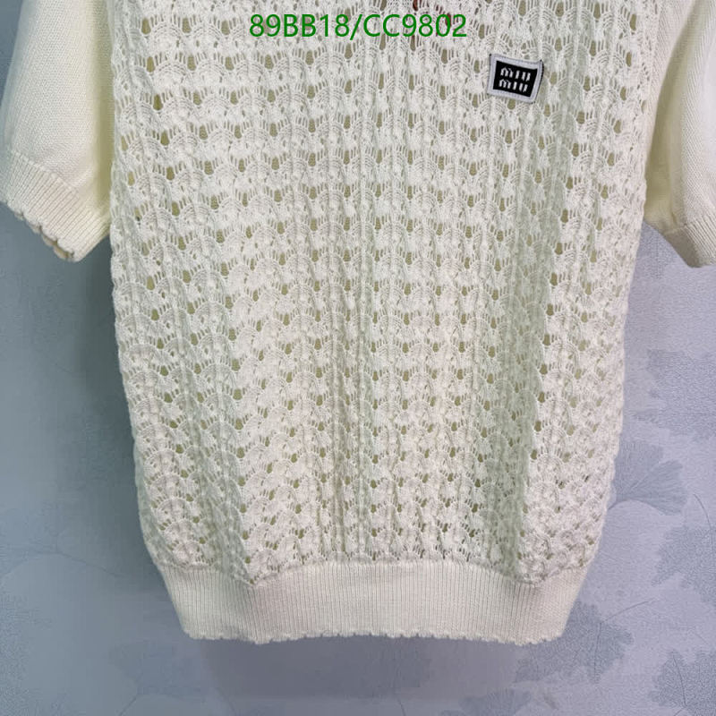 Miu Miu-Clothing Code: CC9802 $: 89USD