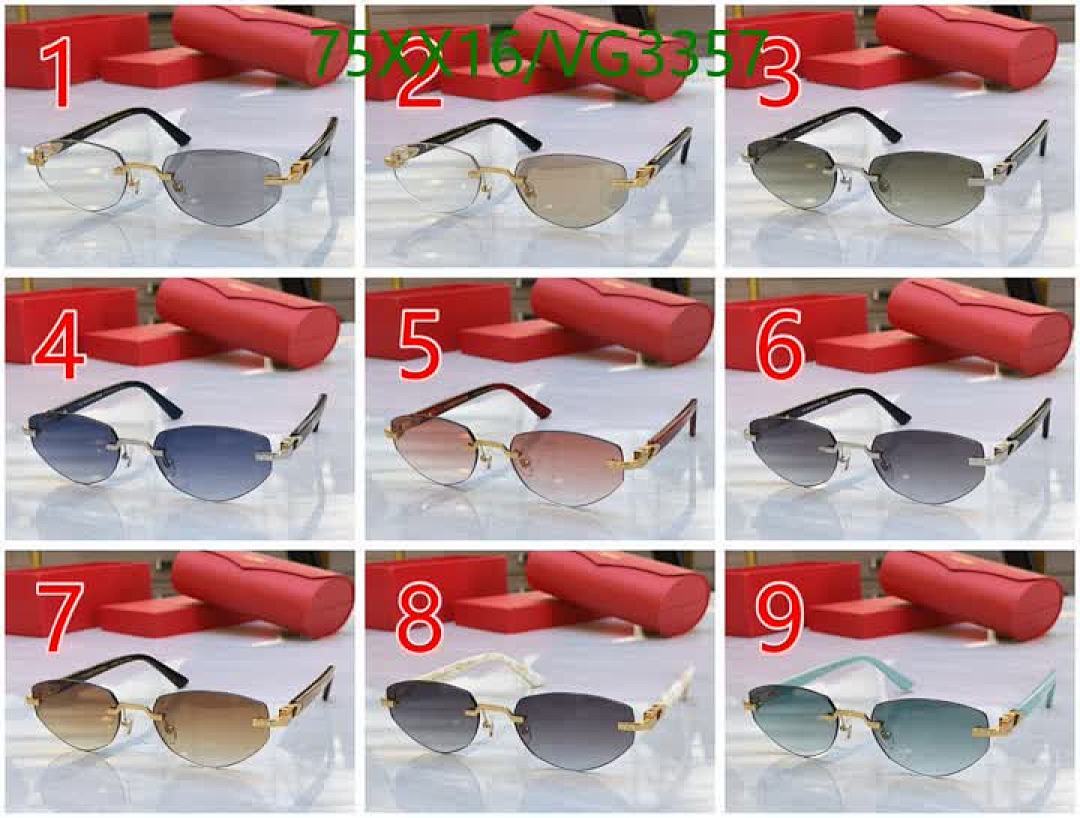 Cartier-Glasses Code: VG3357 $: 75USD
