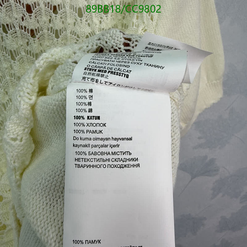 Miu Miu-Clothing Code: CC9802 $: 89USD