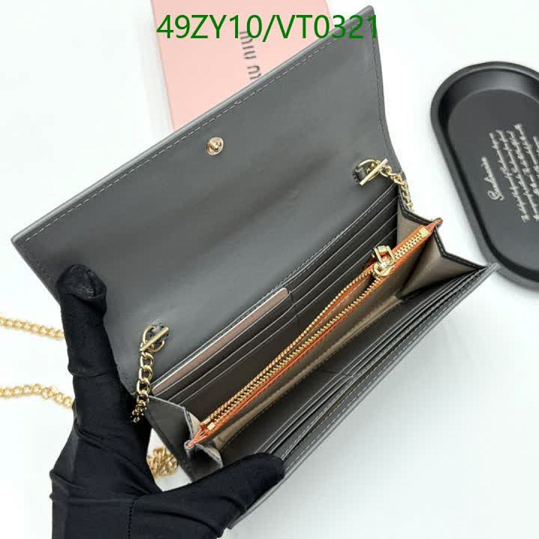 Miu Miu-Wallet-4A Quality Code: VT0321 $: 49USD