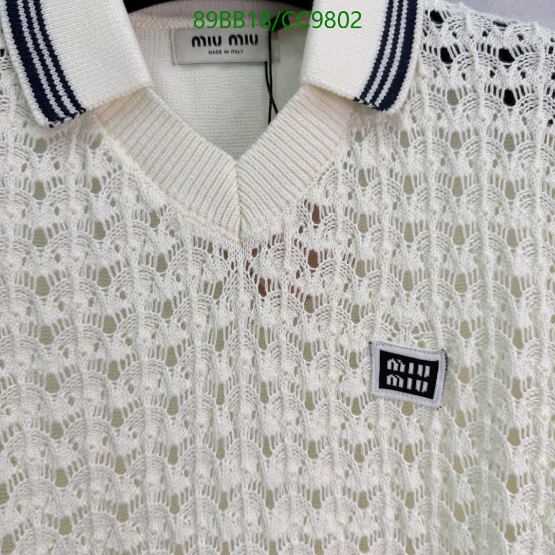 Miu Miu-Clothing Code: CC9802 $: 89USD