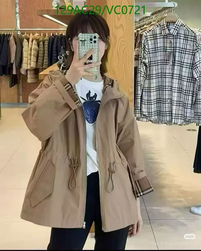 Burberry-Clothing Code: VC0721 $: 129USD