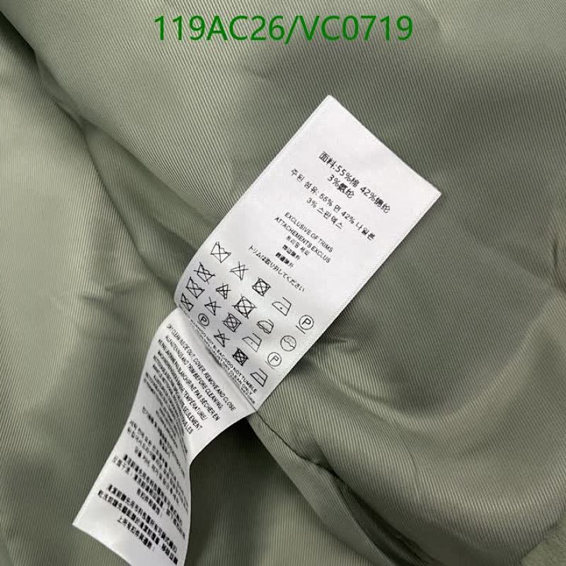 Burberry-Clothing Code: VC0719 $: 119USD