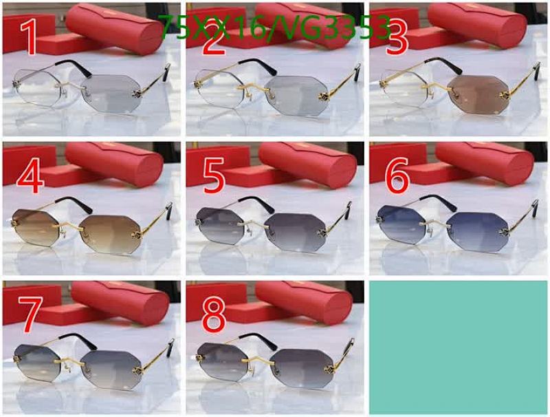Cartier-Glasses Code: VG3353 $: 75USD