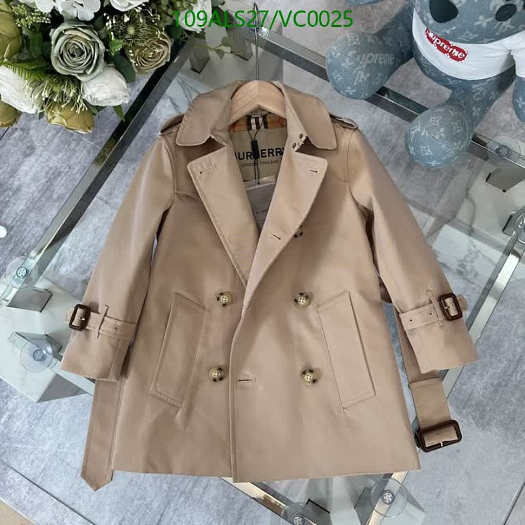 Burberry-Kids Clothing Code: VC0025 $: 109USD
