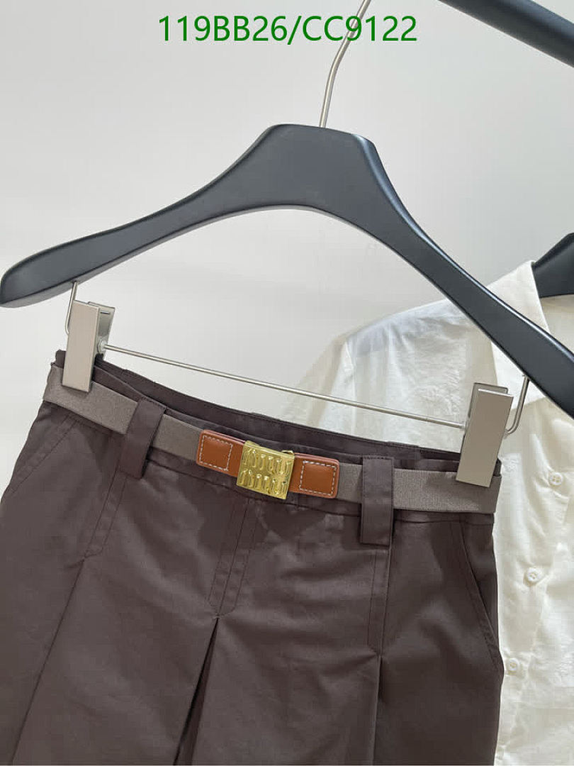 Miu Miu-Clothing Code: CC9122 $: 119USD