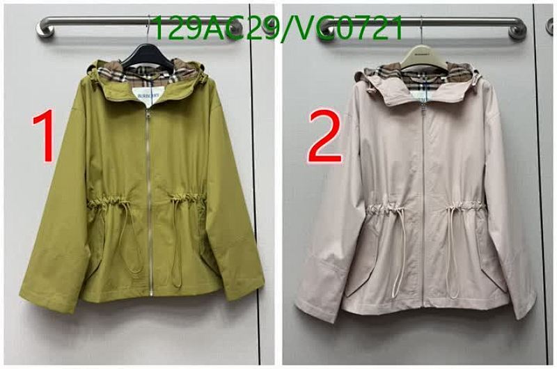 Burberry-Clothing Code: VC0721 $: 129USD