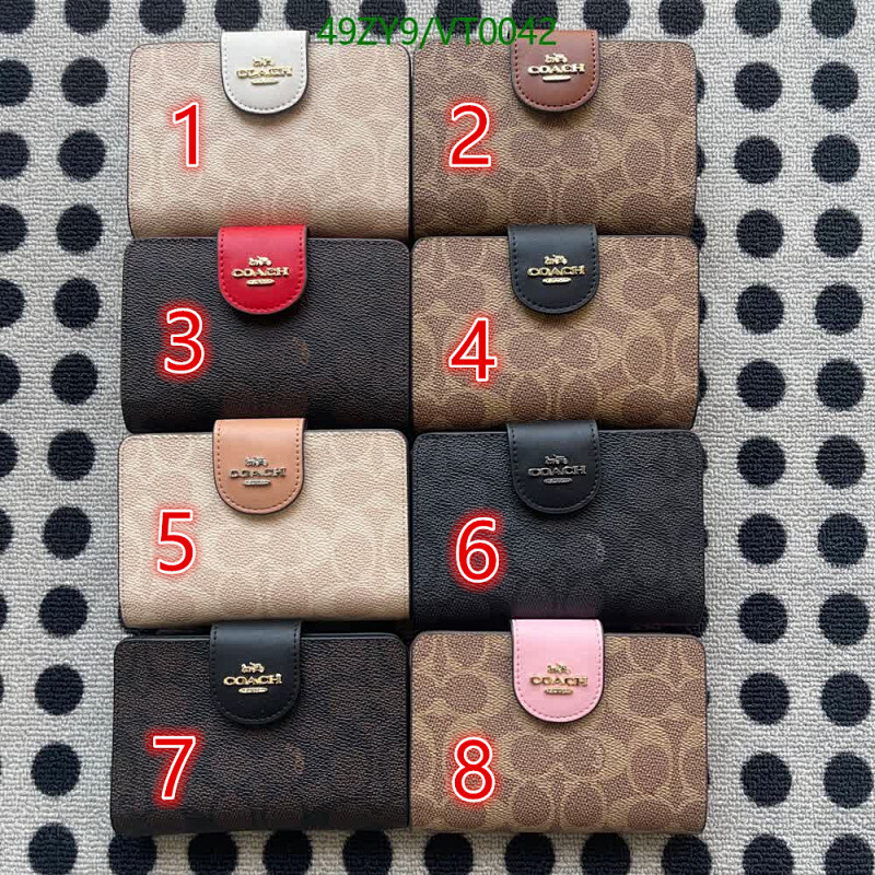 Coach-Wallet-4A Quality Code: VT0042 $: 49USD