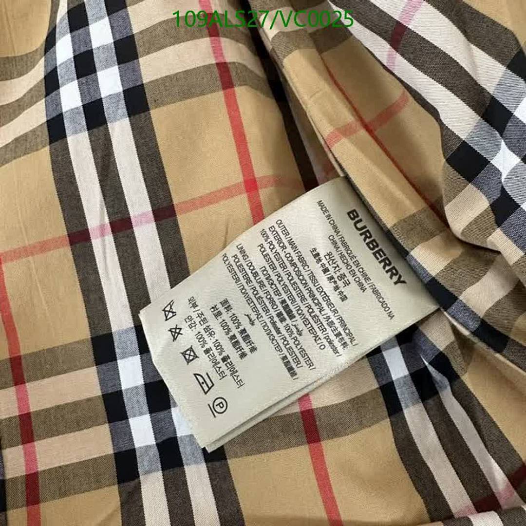 Burberry-Kids Clothing Code: VC0025 $: 109USD
