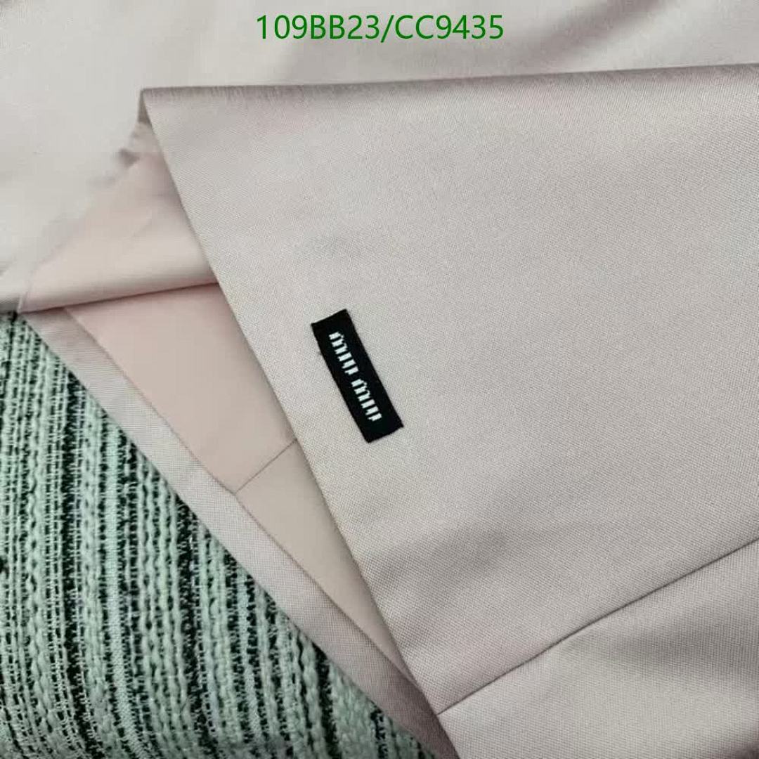 Miu Miu-Clothing Code: CC9435 $: 109USD